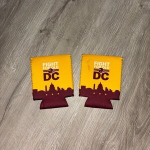 washington dc commanders coozies